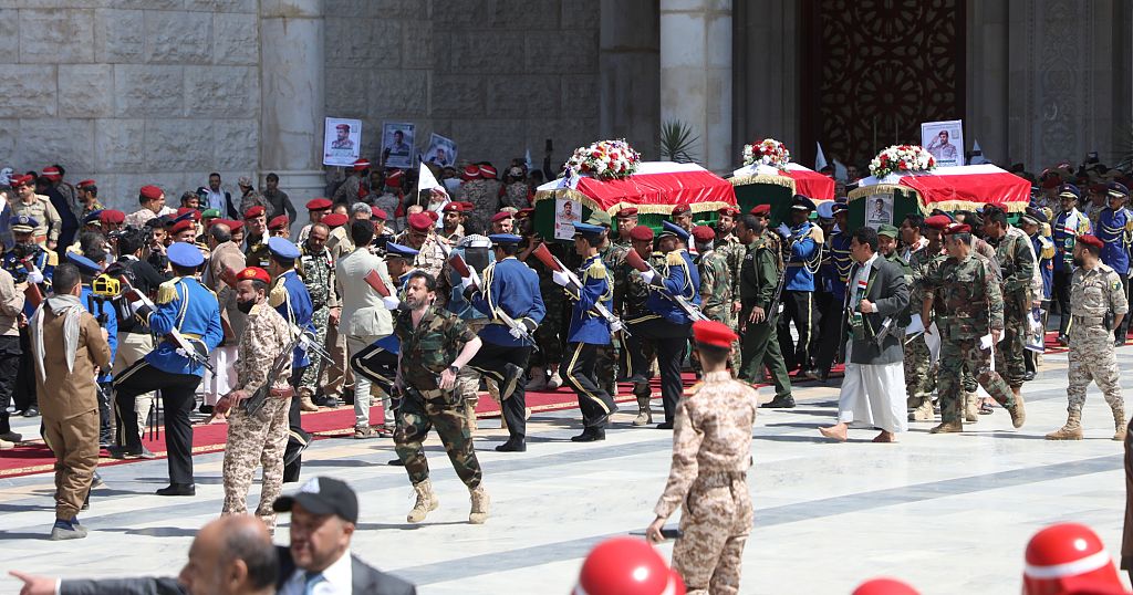 Houthis mourn military chief killed in Israeli airstrike