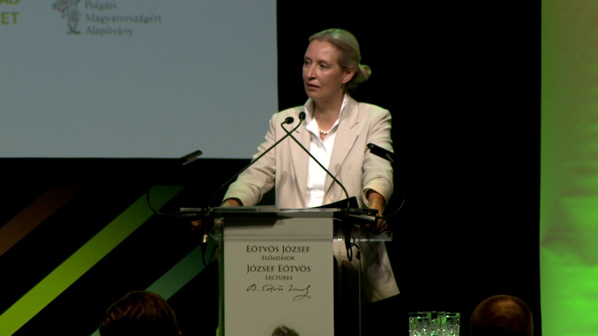 Alice Weidel défend à Budapest une “Allemagne libérale et conservatrice"