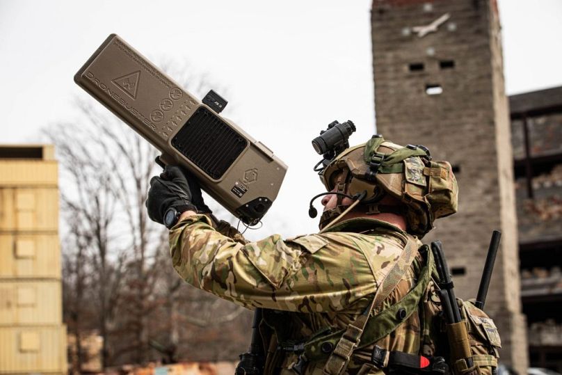 Brit drónvédelmi katona