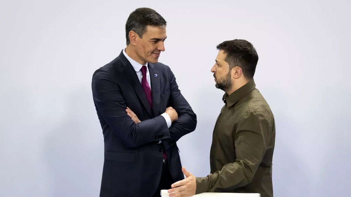 Sánchez e Zelenskyy mantêm conversa telefónica no meio da escalada dos ataques russos