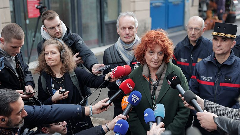 FILE: Paris prosecutor Laure Beccuau faces the press after a shooting in the French capital, 23 Dec 2022