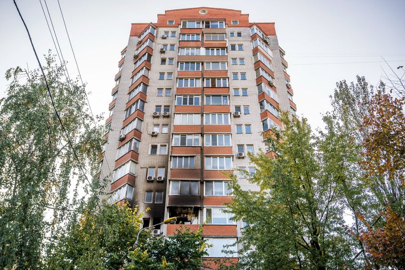 In Kyjiw gab es mehrere Raketen- und Drohnenangriffe Russlands