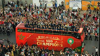 Football : retour triomphal au Maroc pour les champions du monde U-20 