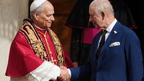 King Charles and Queen Camilla join Pope in historic Vatican prayer
