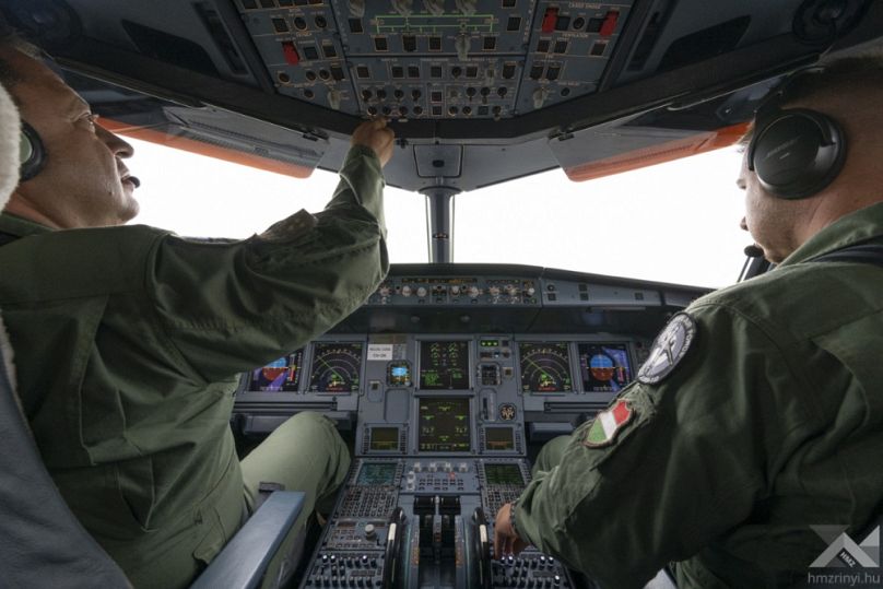 Magyar Gripenek bevetésen a Balti-országok légterében
