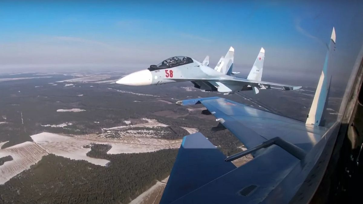 Two Russian aircraft briefly enter Lithuania's airspace, military says