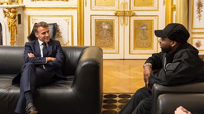 Davido meets Macron in Paris, sparks global buzz over vision for a better world