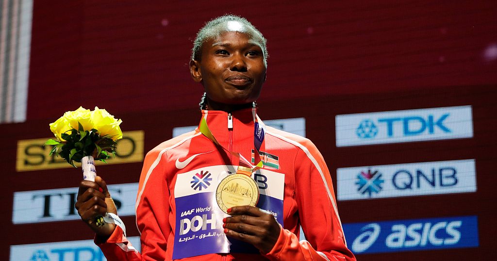 Kenya's Chepng'etich to keep marathon record despite doping ban