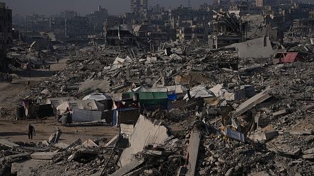Un universitaire fouille les décombres à Gaza à la recherche de ses livres