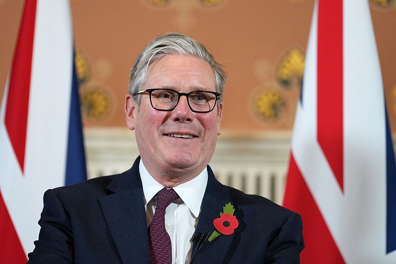 Il primo ministro britannico Keir Starmer a Londra, 24 ottobre 2025