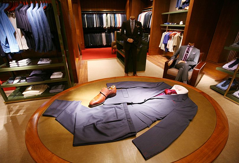 FILE: The measure of a man for some is having an Italian-made suit