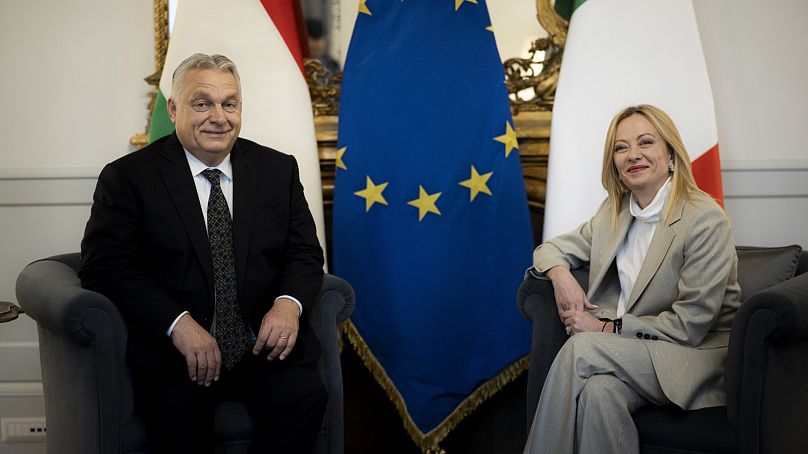 A magyar és az olasz miniszterelnök Rómában