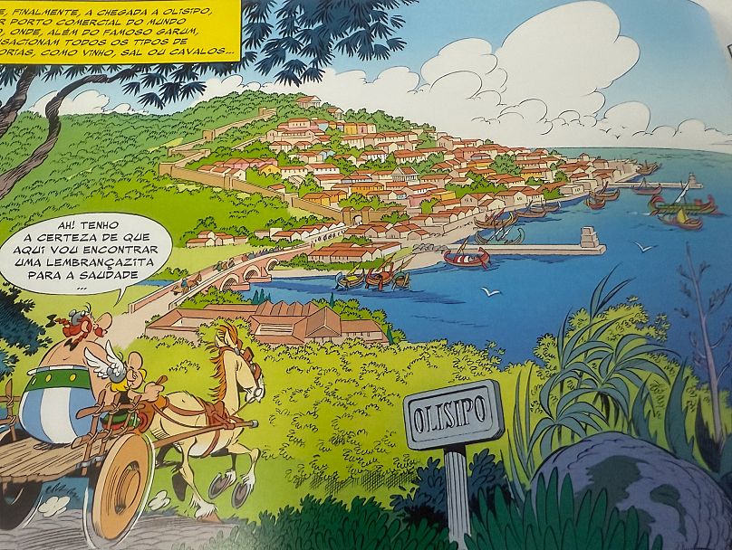 A chegada dos nossos heróis a Olisipo (Lisboa)