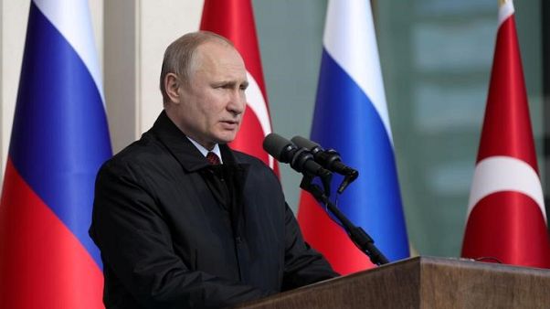 Image result for Russia's Putin says Islamic State destroyed in Syria