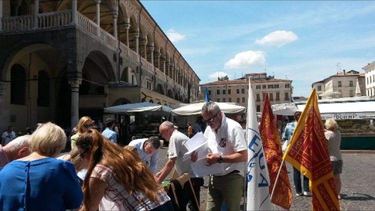 Gazebo in Veneto, 'sì a Salvini, no M5S'