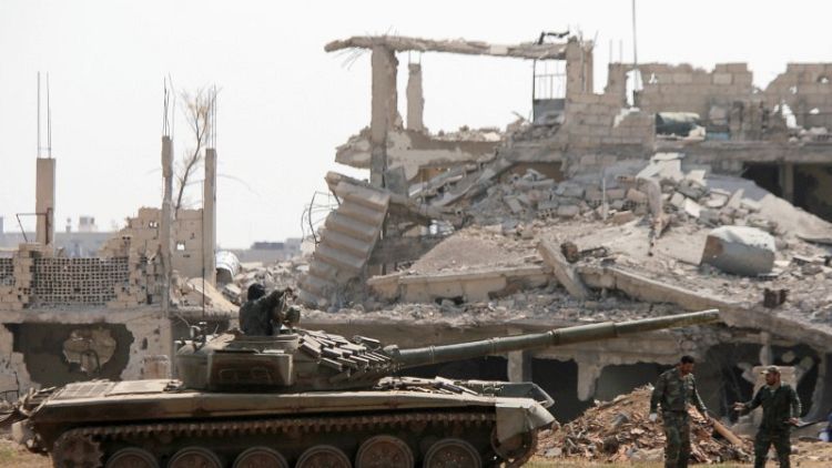 التلفزيون السوري: الجيش يطرد الدولة الإسلامية من جنوب دمشق