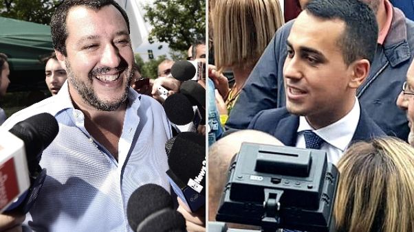 Governo:Di Maio al lavoro a Montecitorio Governo:Di Maio al lavoro a Montecitorio