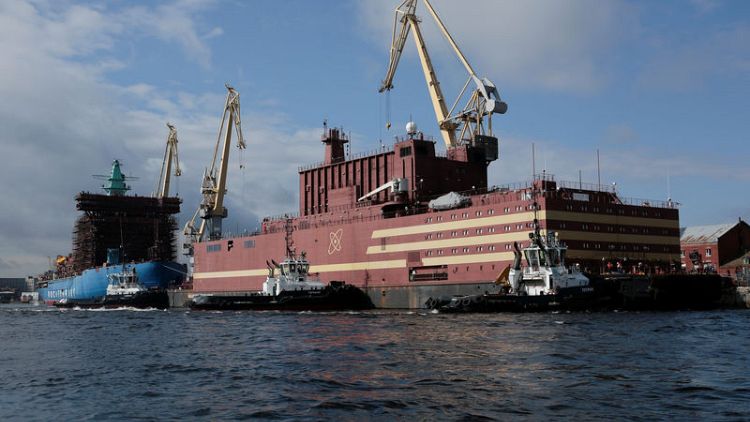 Russia's first sea-borne nuclear power plant arrives in Arctic