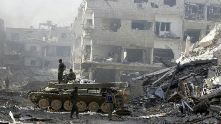 L'EI chassé, la police syrienne se déploie dans le sud de Damas