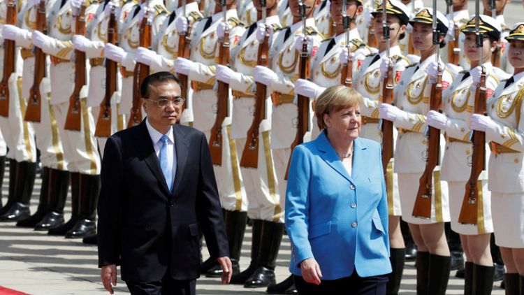 Germany's Merkel says China and Germany standing by Iran nuclear deal