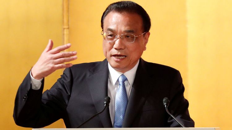 China's Li says hopes to talk with Germany about human rights on equal basis