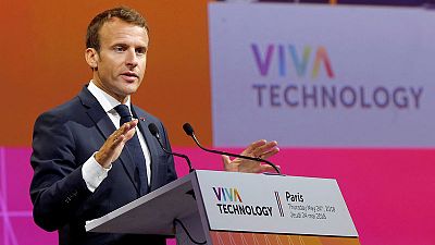 Wary of China, Macron urges Europe to set tech regulation standards Wary of China, Macron urges Europe to set tech regulation standards