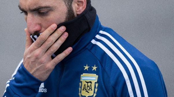 Mondiali: Higuain, pronto per la Russia Mondiali: Higuain, pronto per la Russia