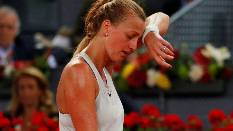 Tennis star Kvitova's 2016 knife attacker in custody - reports
