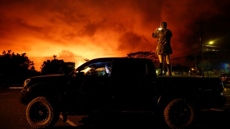 Hawaii evacuees leave homes as new lava threatens on Big Island