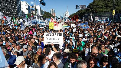 آلاف يحتجون على تفاوض الأرجنتين مع صندوق النقد الدولي