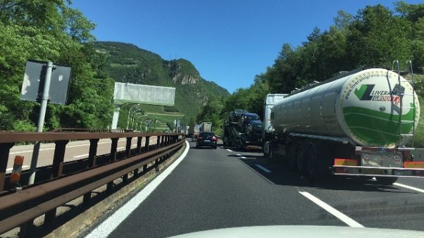 A22: rallentamenti tra Brennero ed Affi A22: rallentamenti tra Brennero ed Affi