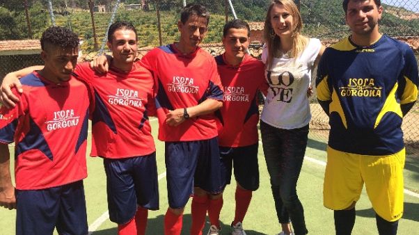 Da Brosio nuovo campo sportivo a Gorgona Da Brosio nuovo campo sportivo a Gorgona