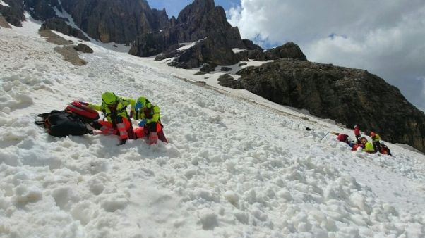 Valanga in Trentino, due persone gravi Valanga in Trentino, due persone gravi