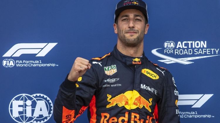f1: Ricciardo, mi sono anche divertito
