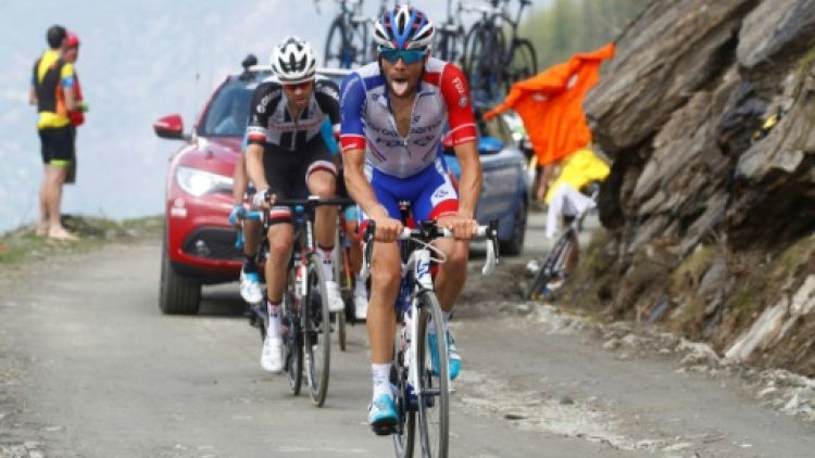 Tour d'Italie: Pinot perd pied à la veille de l'arrivée