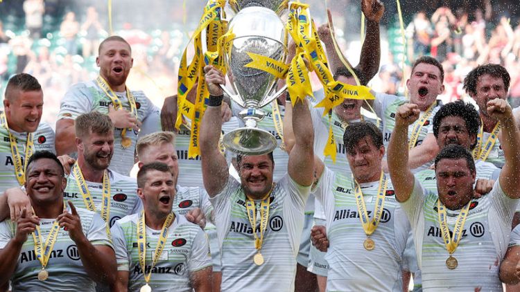 Rugby - Superb Saracens crowned English champions again