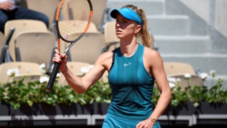 Roland-Garros: Svitolina se fait une frayeur au premier tour