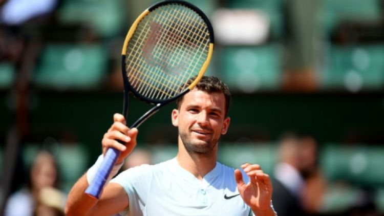 Roland-Garros: Dimitrov franchit le 1er tour sans accroc