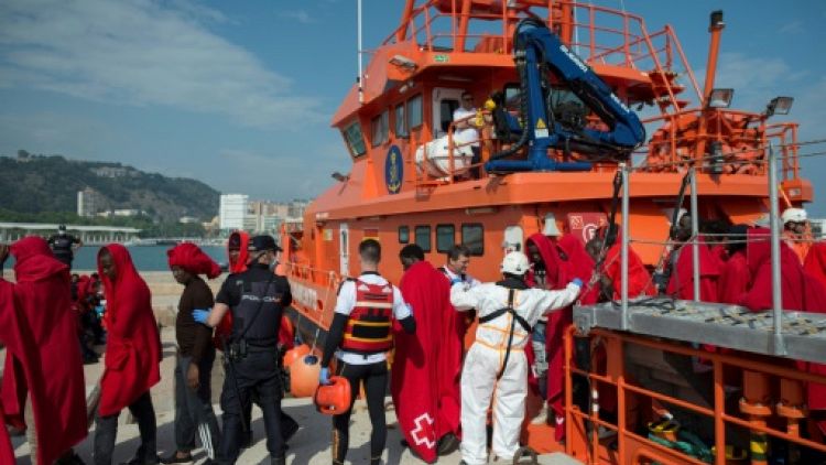 Espagne: 408 migrants secourus en Méditerranée durant le week-end