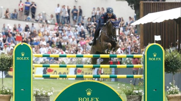 Equitazione: De Luca vince GP Roma Equitazione: De Luca vince GP Roma