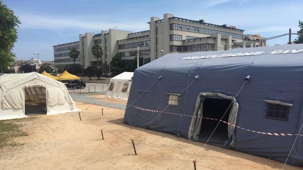 Palagiustizia,da domani udienze in tenda Palagiustizia,da domani udienze in tenda