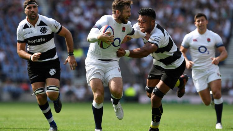 England suffer heavy loss to inspired Barbarians