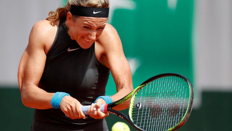 Azarenka dumped out of French Open in first round