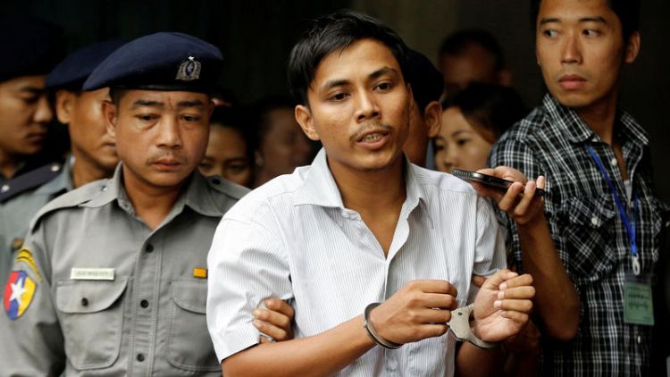 Myanmar defence lawyers say documents from Reuters reporters' phones 'not secret'