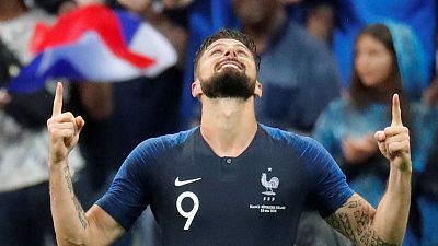 Giroud scores landmark goal as France beat Ireland