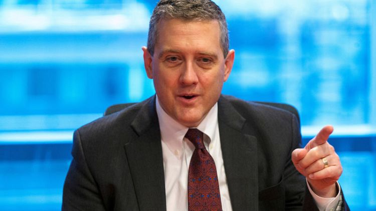 St. Louis Fed's Bullard calls for caution on further rate increases