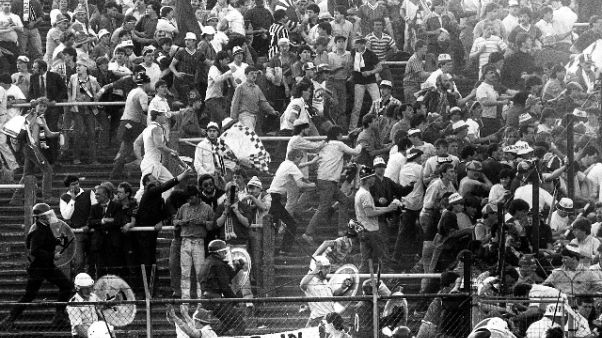 Juve ricorda i '39 angeli' dell'Heysel Juve ricorda i '39 angeli' dell'Heysel