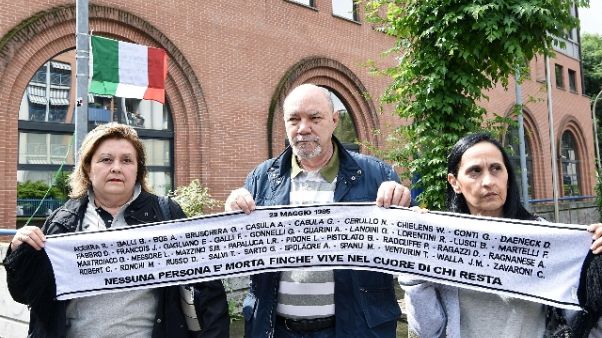 Heysel, piazza Torino dedicata a vittime Heysel, piazza Torino dedicata a vittime