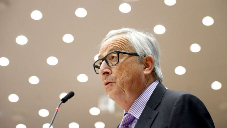 Amid political row, EU's Juncker says 'Italy deserves respect'