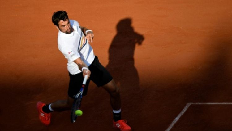 Roland-Garros: Chardy stoppé dans sa lancée par un orage imminent 